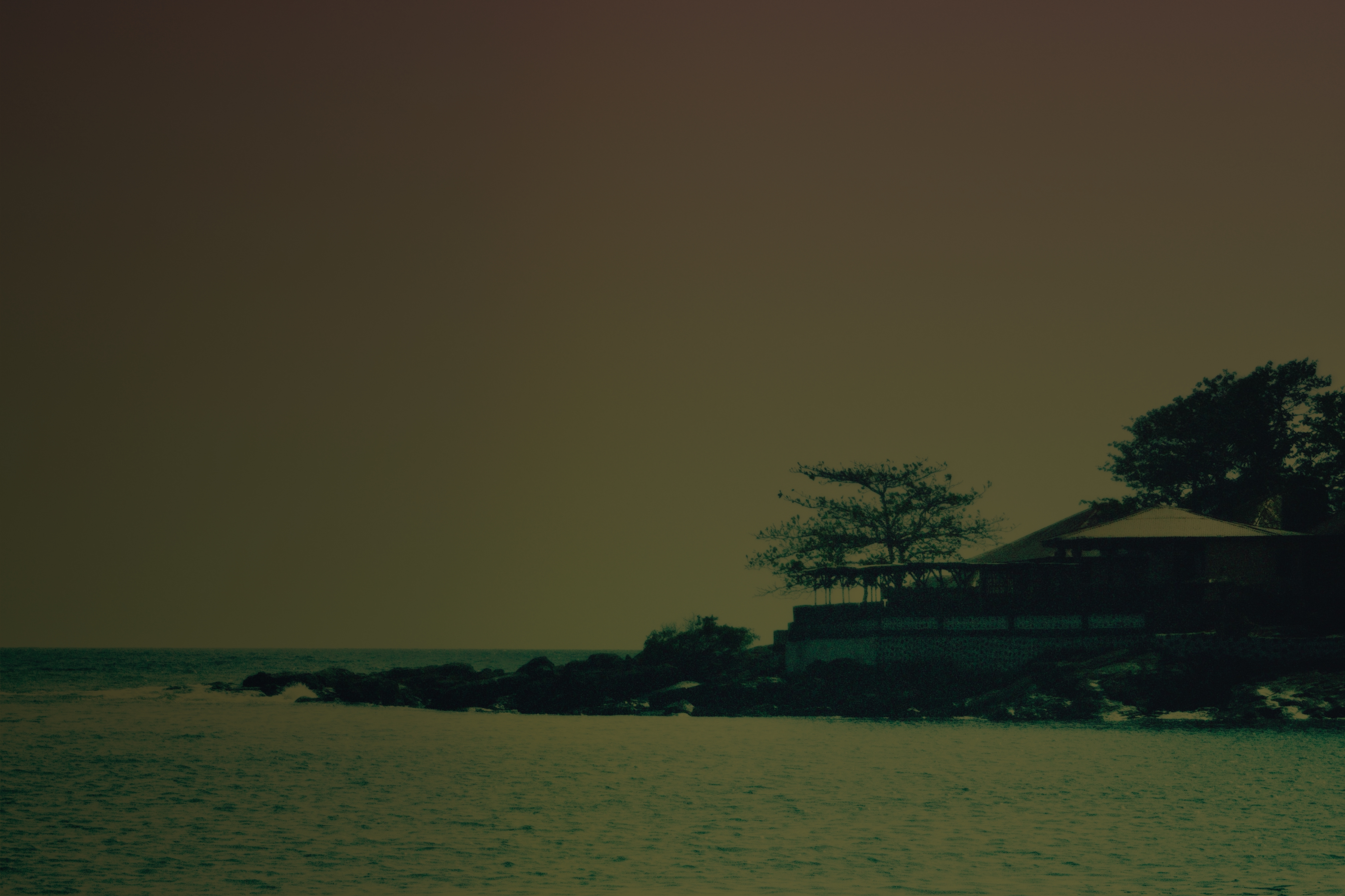 Coastal scene in Sierra Leone